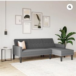 Gray Sectional Sofa / Futon / Last One 