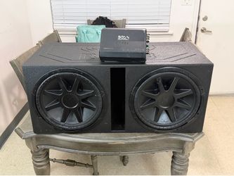 2 Kicker 15s and 1500w Amp