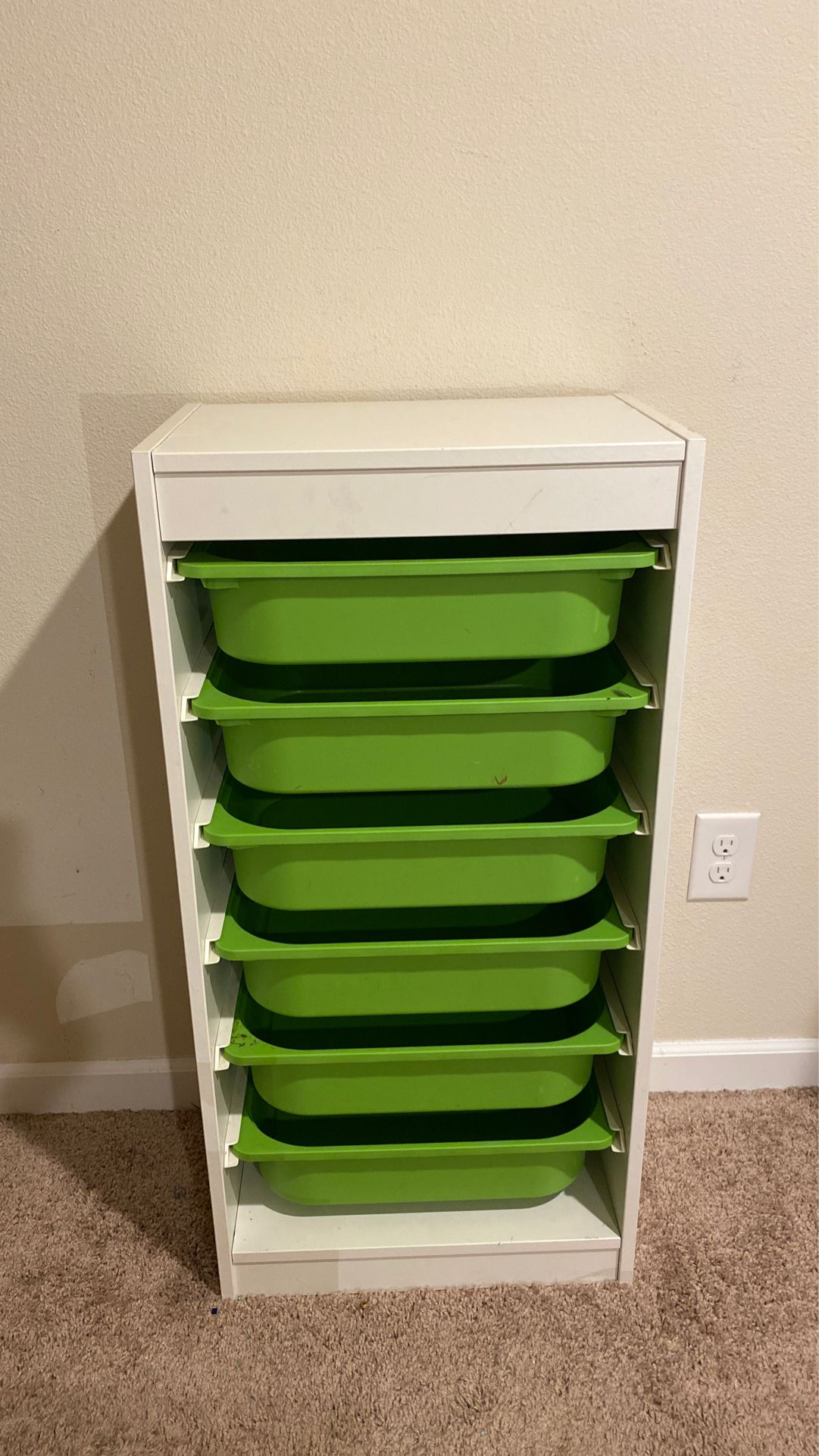 6 drawers cabinet storage/organizer 37” x 18”
