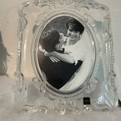 14 1/2” Mikasa Princess Crystal Wedding Frame 