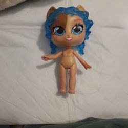 Kitten Catfe Purrista Soda Pop Figure Blue Hair