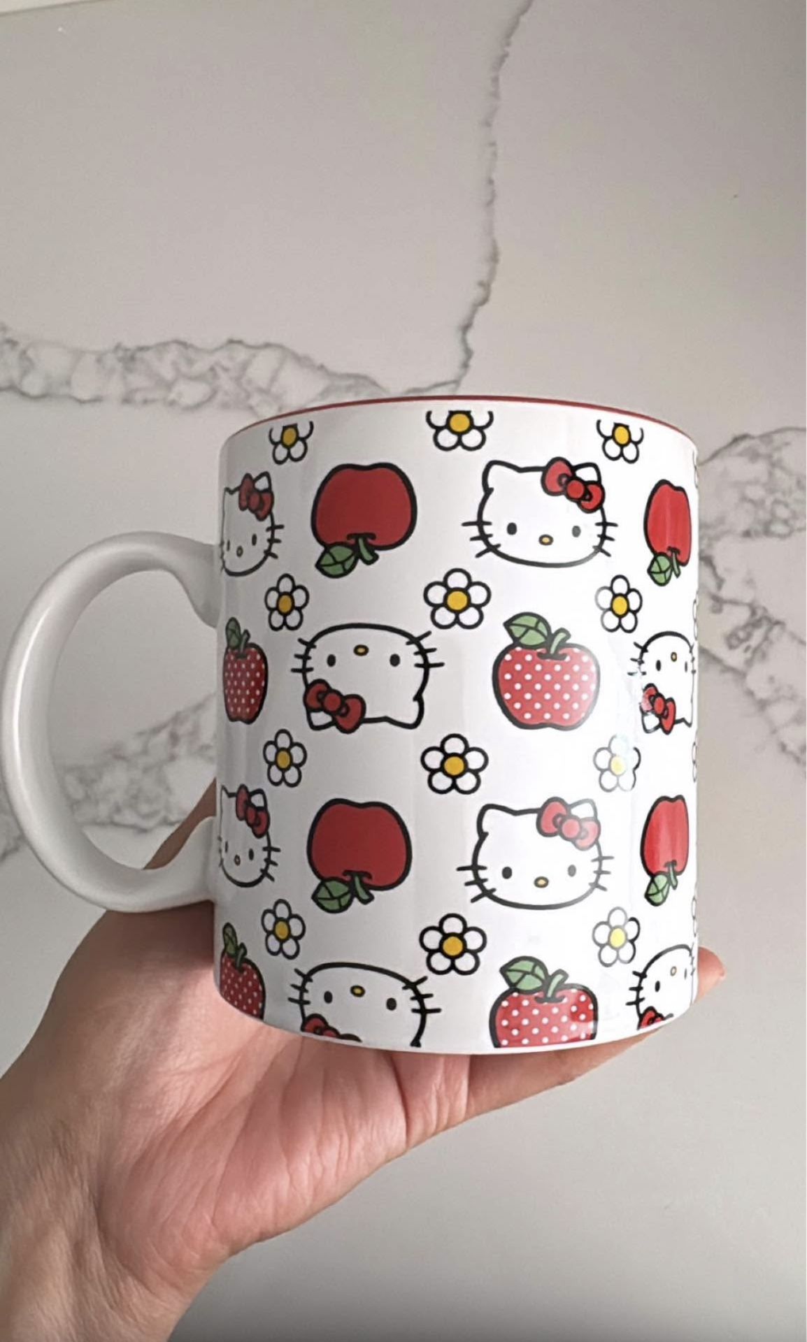 New Hello Kitty Red Apple Mug