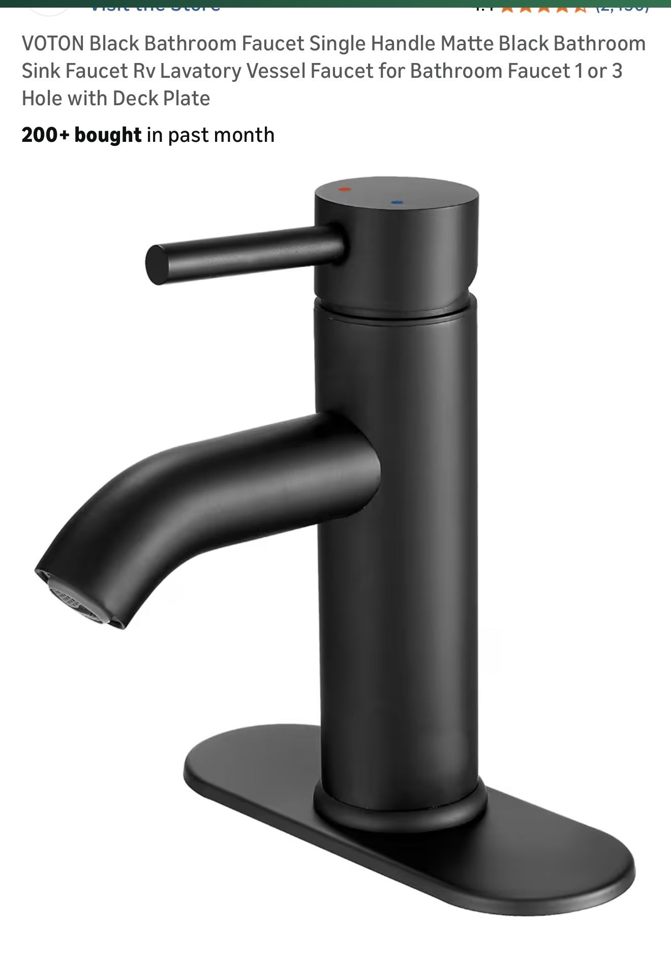 Single Hole Faucet