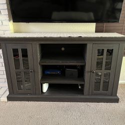 Entertainment Center Shelf With Cabinets