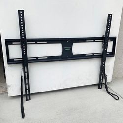 (NEW) $19 Large TV Wall Mount for 37-85” TVs Tilt Bracket Max VESA 800x600mm, Max 132Lbs