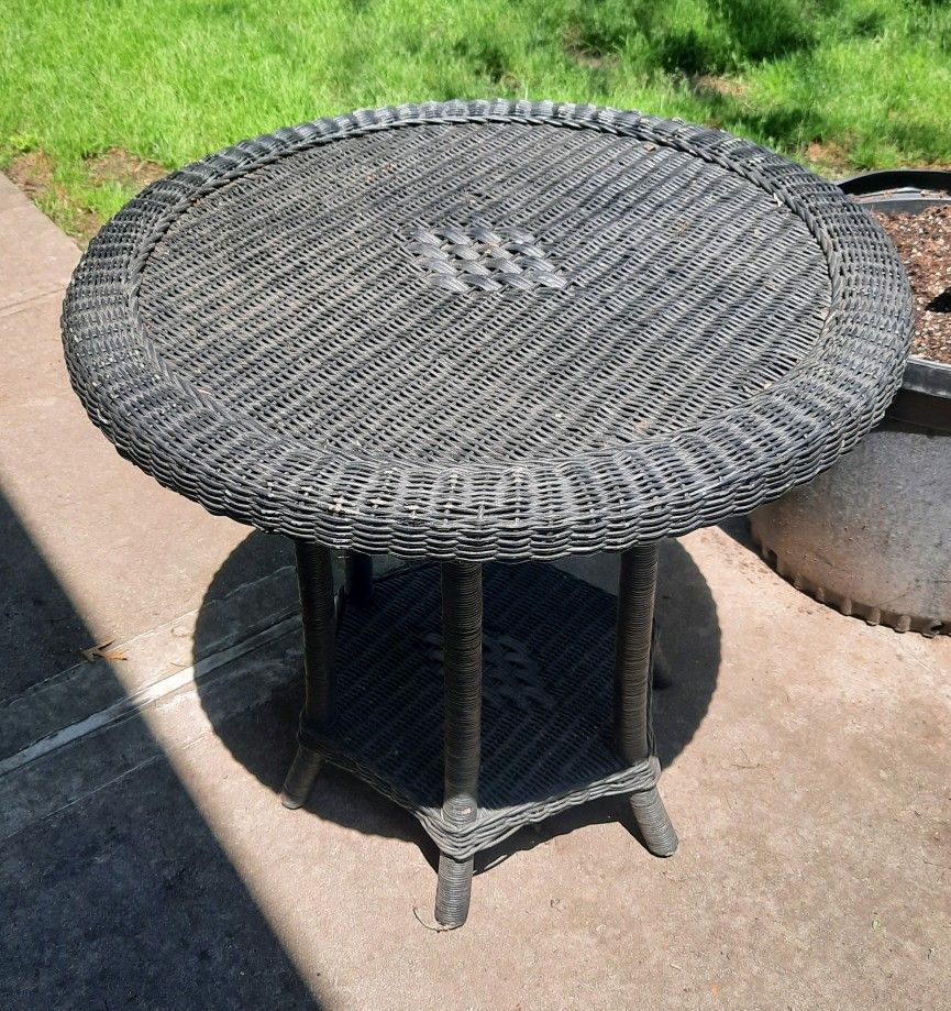 Round Patio Table - $45