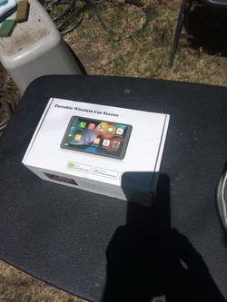 !! Portable wireless Car Stereo Vintage New