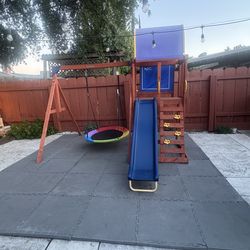Wooden Outdoor Playset