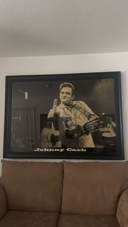 Huge Johnny Cash frame
