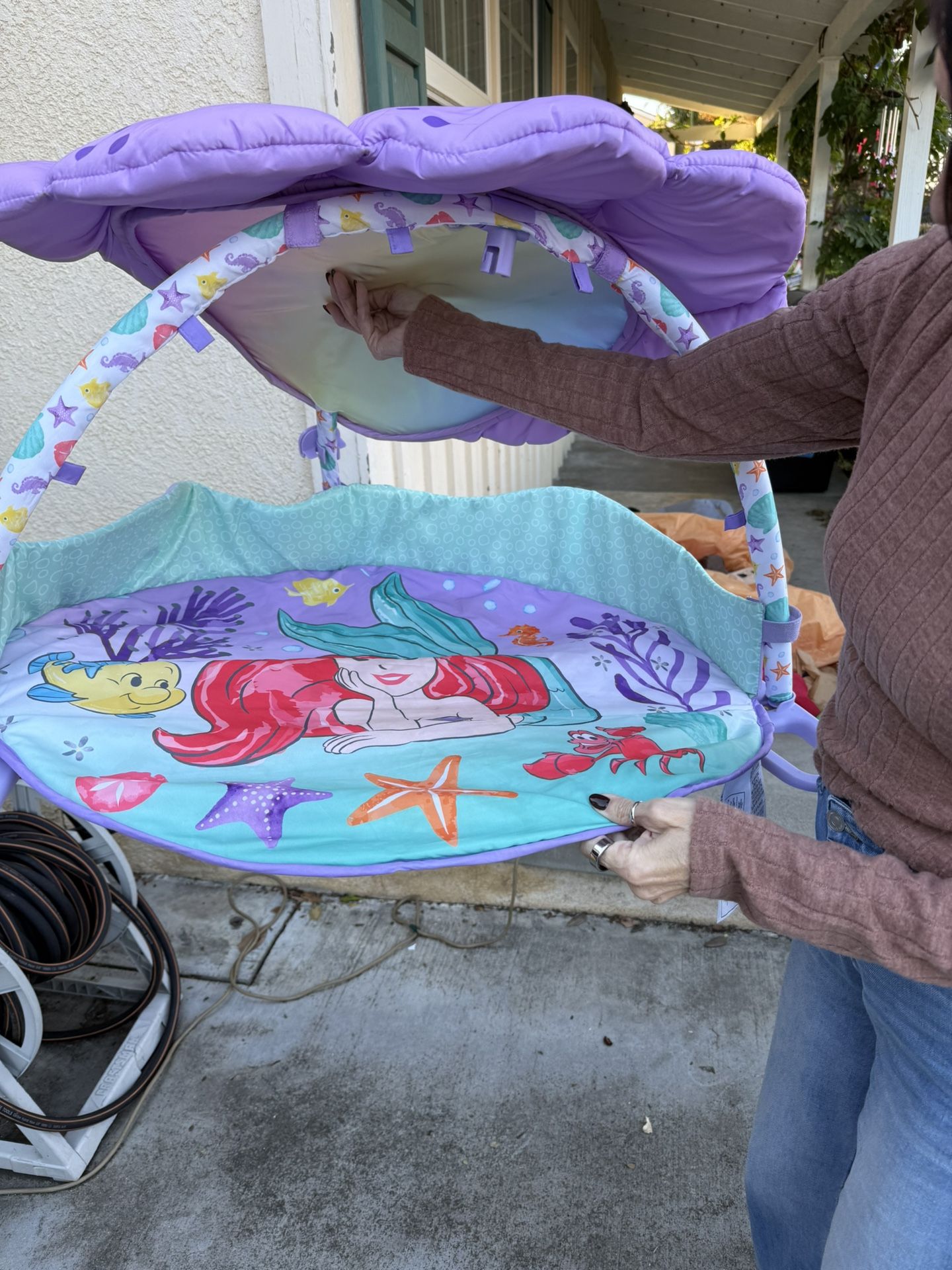 Covered Baby Seating Area