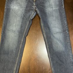 Fox Racing Mens Dagger Slim Fit Jeans Sz 38x32