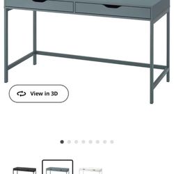 Gray IKEA Alex Desk