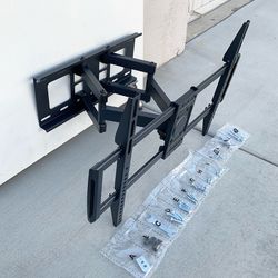 (NEW) $39 Full Motion 37”-75” TV Wall Mount Swivel Tilt VESA 600x400mm, Max Load 110 Lbs