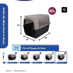TSA Approved Large/XL Dog Carrier/Crate
