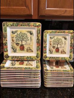 Italian ceramic dinner wear
