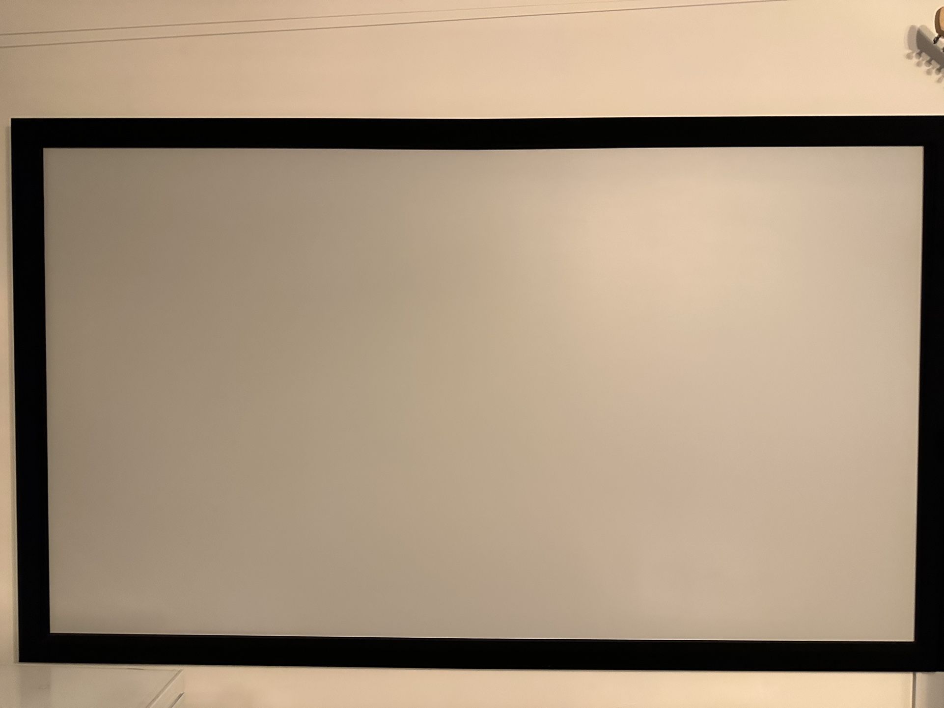 Used 92” Silver Ticket STR Series Grey Projector Screen 16:9