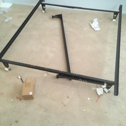steel bed frame QUEEN size 5ft wide x 6 ft long