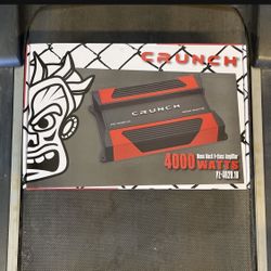 Crunch 4000 Watts Monoblock Bass Amplifier With Bass Knob 