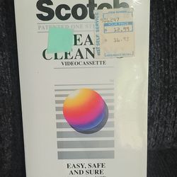 Brand New Scotch Head Cleaning For VCR And Camcorder Heads