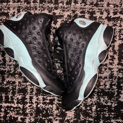 Jordan 13 Black Island Green 