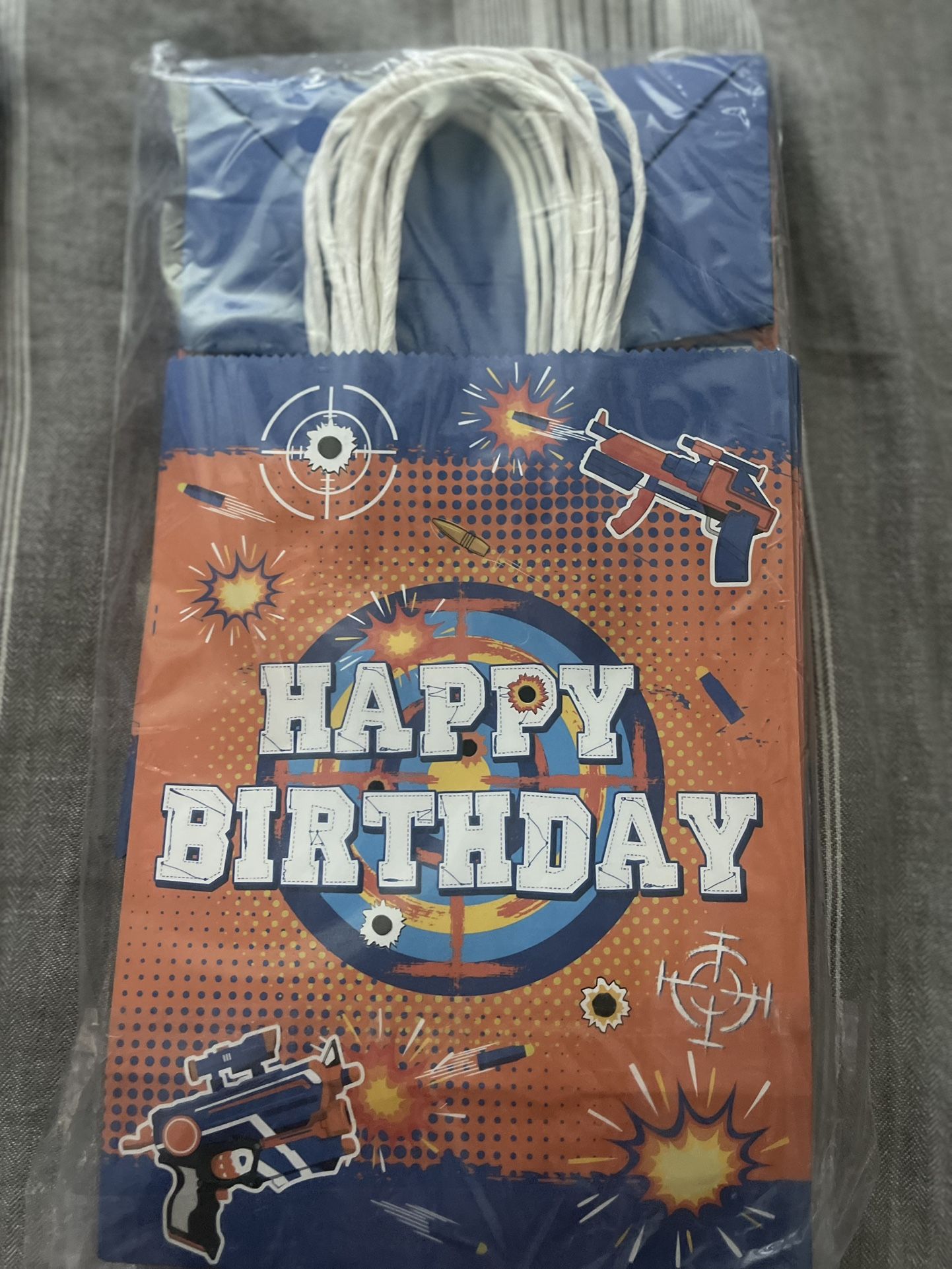 Nerf Birthday Party Bags