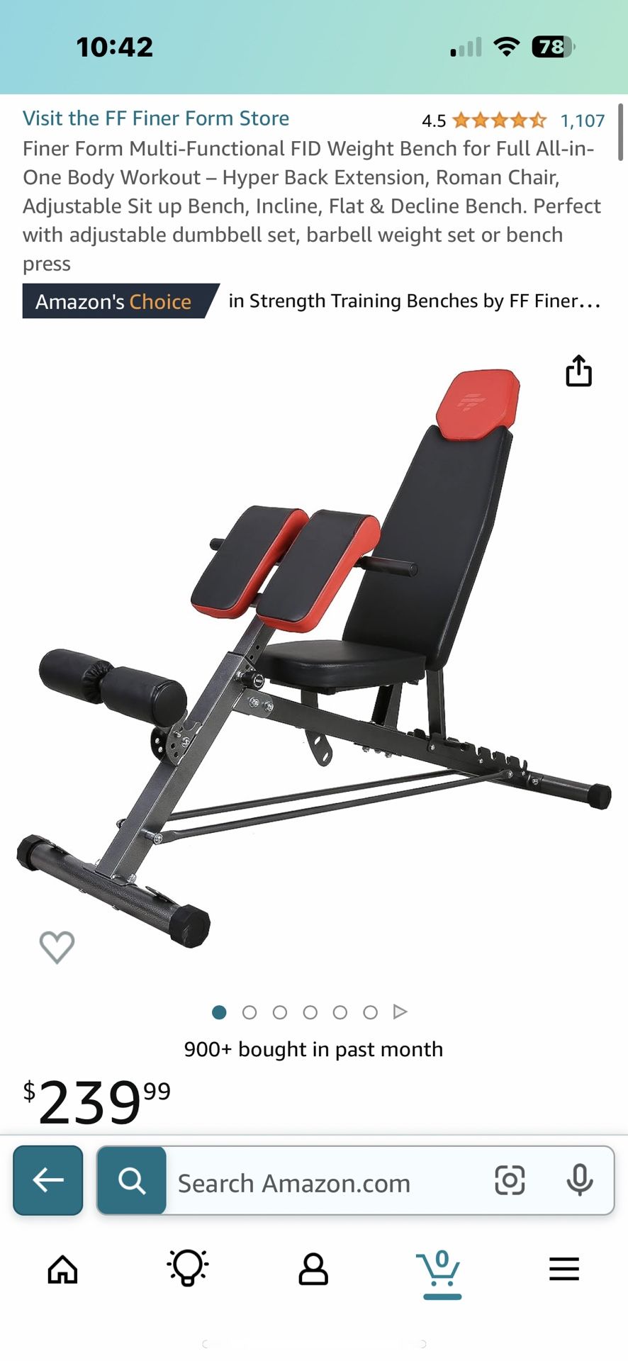 Finer Form Multi-Functional Weight Bench *READ BELOW*