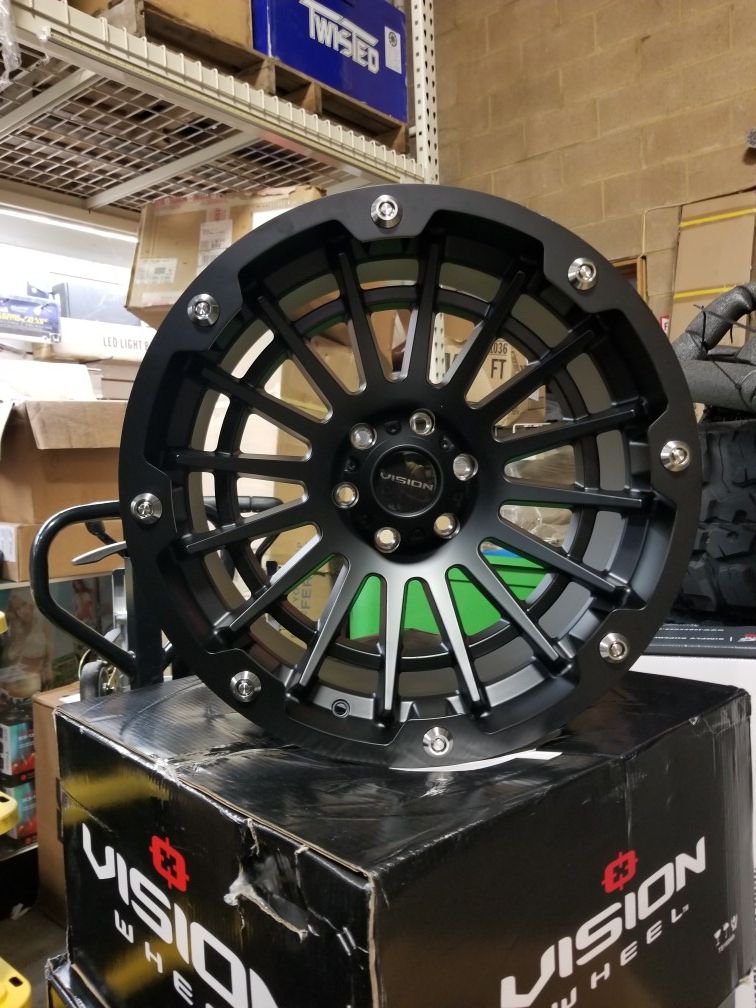 20x10 Vision Creep Wheels