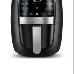 Gourmia 5qt 12-Function Guided Cook Digital Air Fryer - Black

