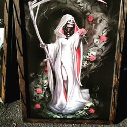 Santa Muerte Xl Art Decor.