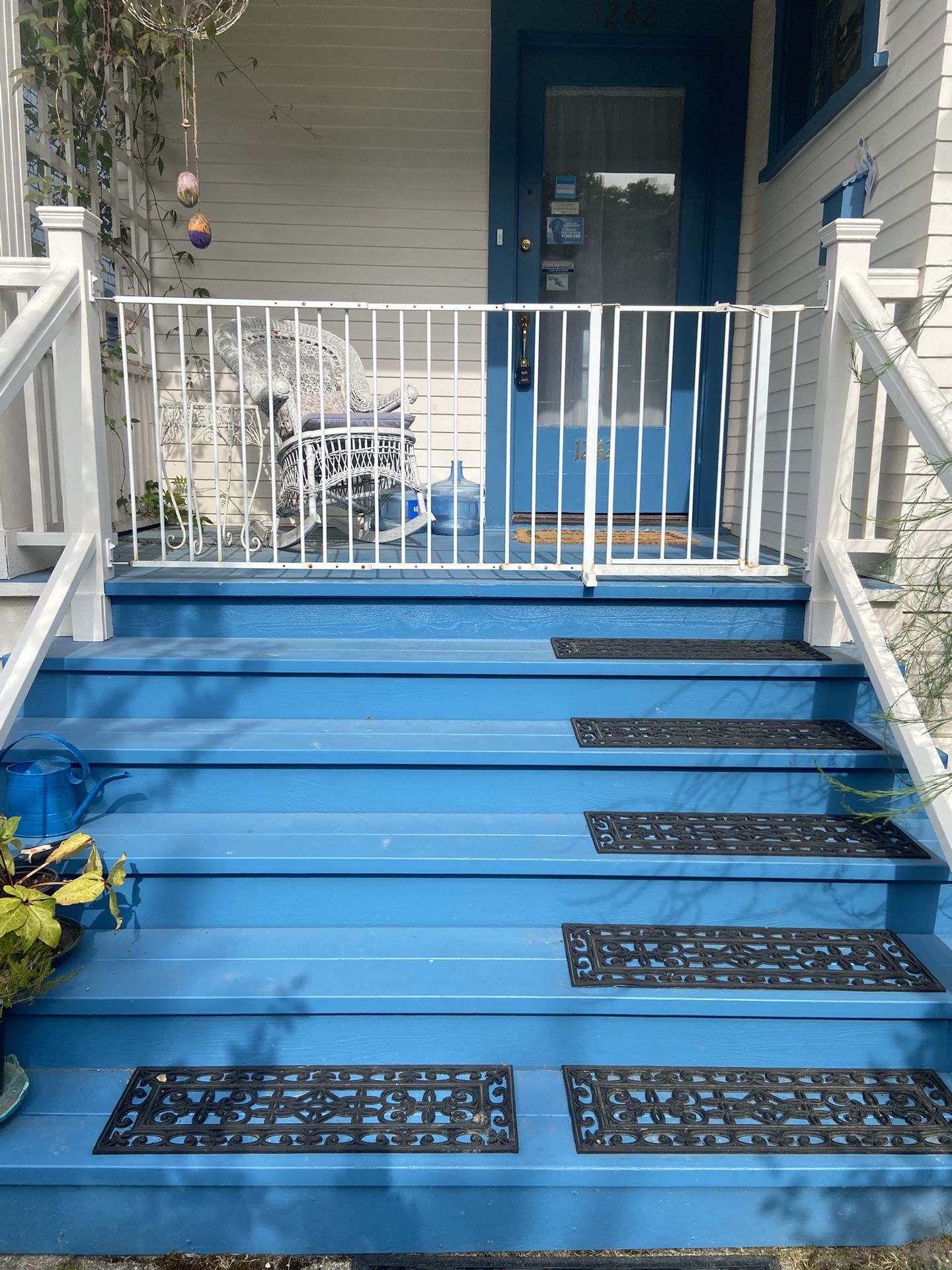 Extra Large Dog Gate With Latched Entrance