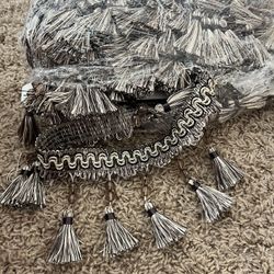 Lace Fringe Tassel Sewing Curtains 