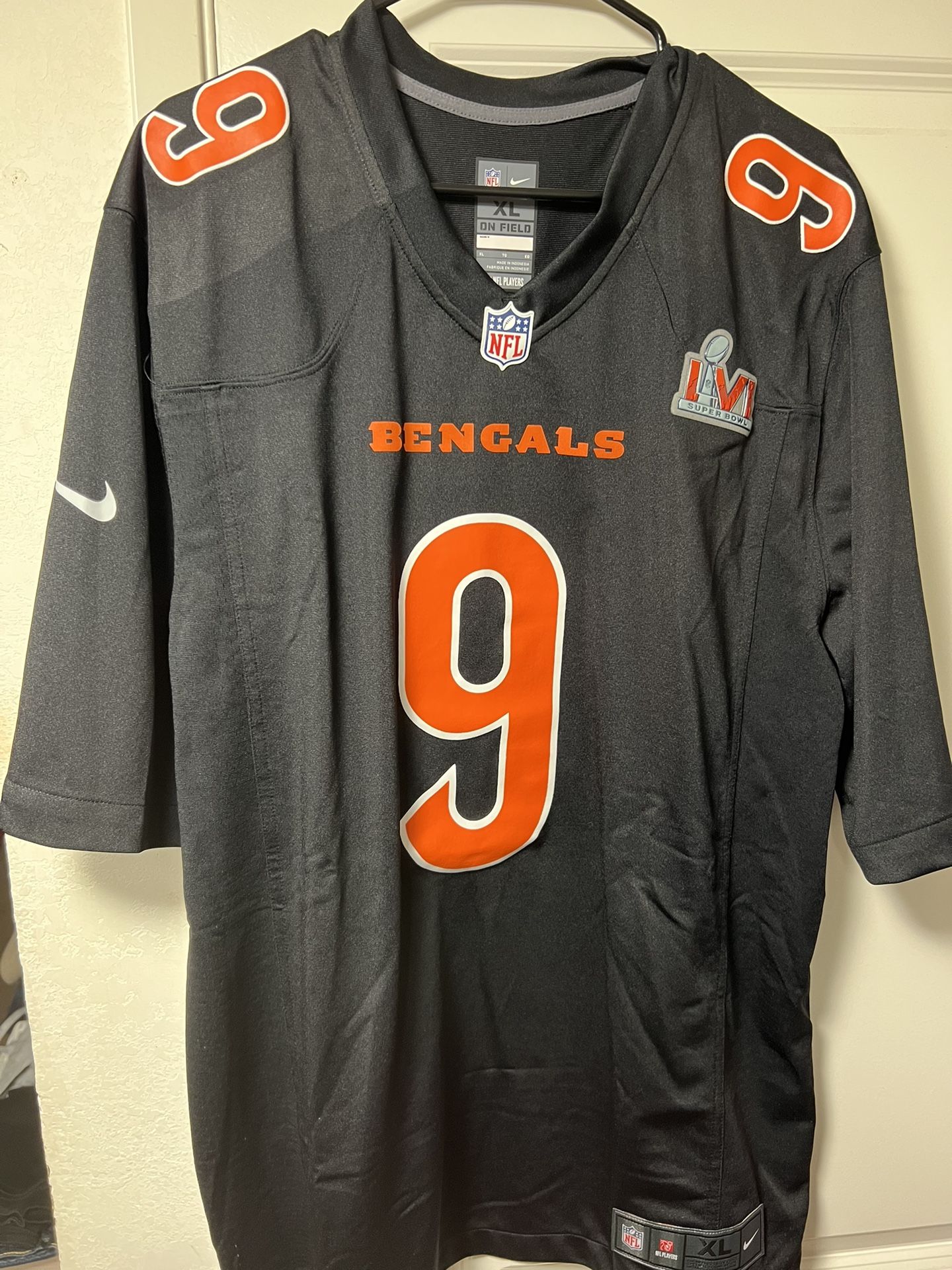 Brand New Nike Cincinnati Bengals Joe Burrow Super Bowl 56 Jersey !