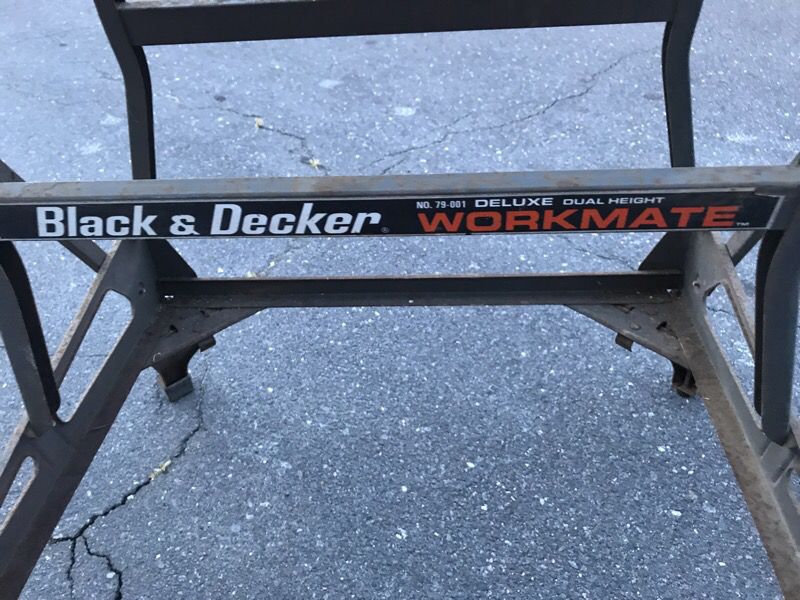 Vintage Black & Decker Workmate Dual Height 79-001 Portable Work Center and  Vise