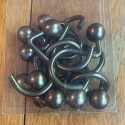 Shower Curtain Rings. Metal