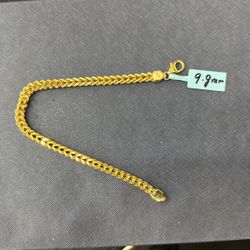 10k Gold Franco Bracelet 