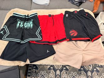 5 Pairs Nike Jordan Shorts size Large Men