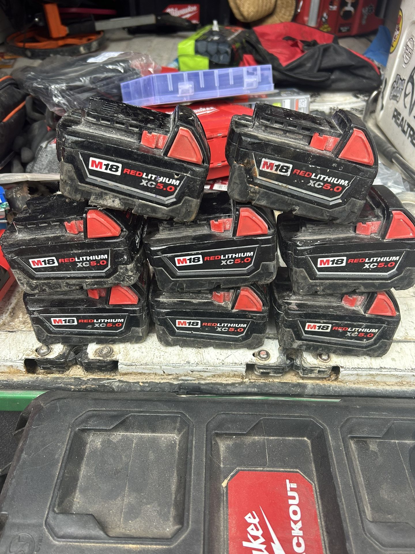 5.0 Used Milwaukee M18 Battery