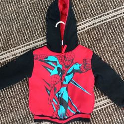Spiderman Fleece Lined Hoodie 4T Costco 