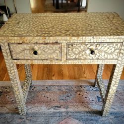 Beautiful Mother of Pearl Inlay Vanity/ Entry Table⁸