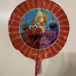 Sesame Street Birthday Foil Mylar Balloon 18”.