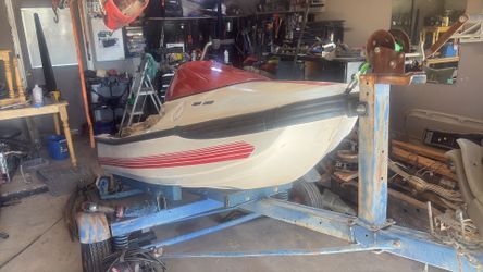 92 Yamaha Jet Ski And 1957 Trailer With Titles 
