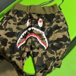 Bape Shorts, Size Medium 