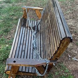Wooden Hangable Swinging Chair 