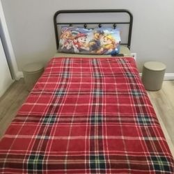 Twin Bed Frame And 50" TV