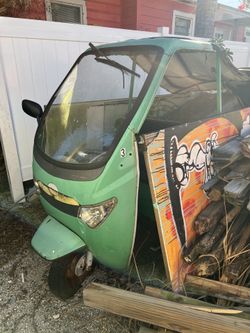 Electric Rickshaw Registered With Florida Title- Not Running