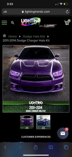 Halo lights for 2011 to 2014Dodge Charger