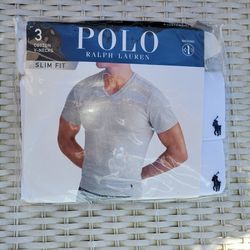 3 New Vneck Xs Ralph Lauren Polo Shirts