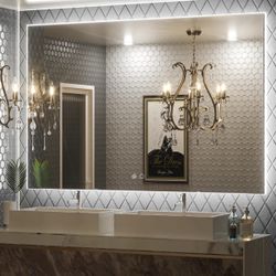Brand New 60x40” Backlit Bathroom Mirror