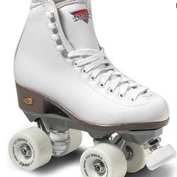 Sure-Grip White Fame Roller Skate Size 5