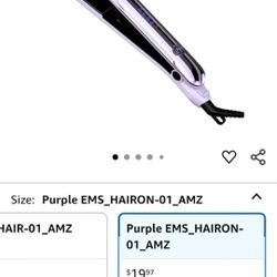 1 Inch Anti Static Flat Iron Travel Straightener with Floating Ceramic Plates and Digital Controls Hair Straightener for Your Friend Or Your Family as